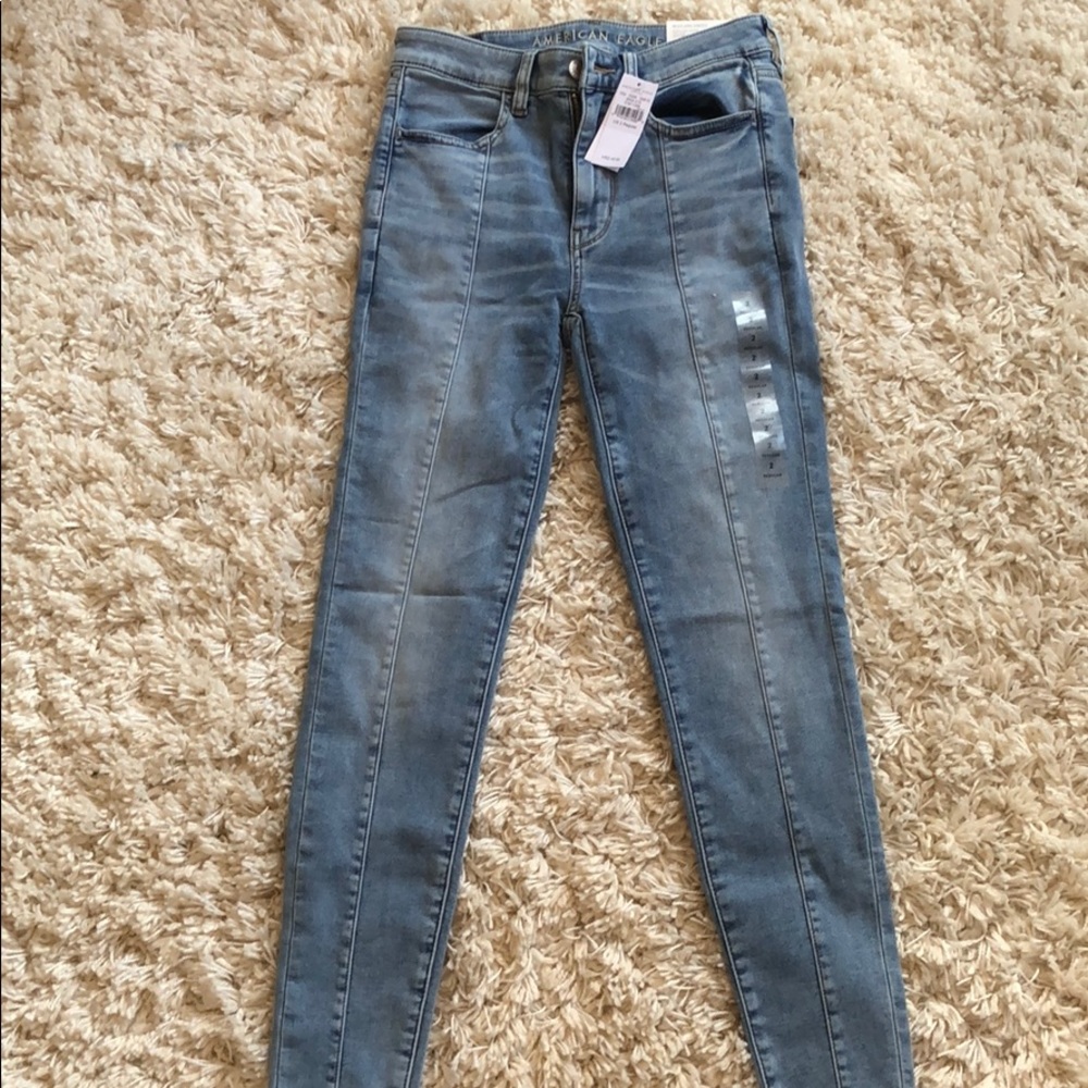 80s distressed American Eagle Jeans.